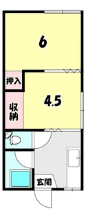 やよい荘【1階】の間取り