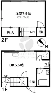 メゾン横寺【1階】の間取り