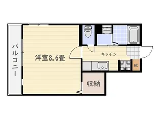 プログレス【4階】の間取り