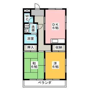 コーポ太田【2階】の間取り