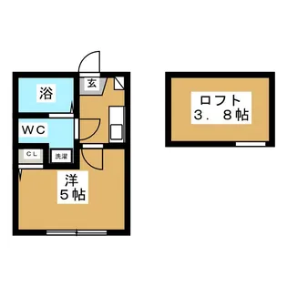 ルーチェ山手I【2階】の間取り