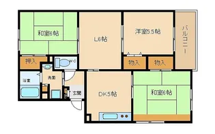 ネオグレイス【2階】の間取り