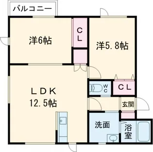 パークステージ澄川町II【3階】の間取り