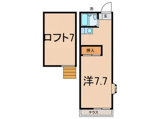 ブル-ハイム【2階】の間取り