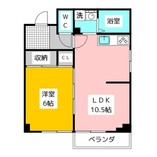 橘ハイツ【2階】の間取り