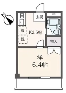テラス鶴ヶ峰【1階】の間取り