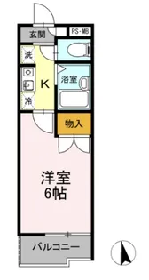 愛知県名古屋市南区星宮町【アパート】の間取り