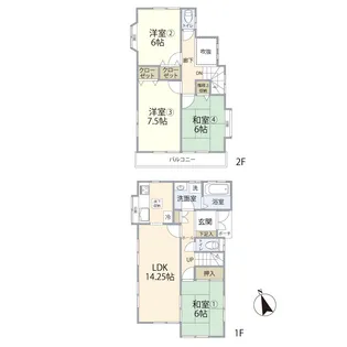 埼玉県さいたま市北区日進町1【一戸建】の間取り
