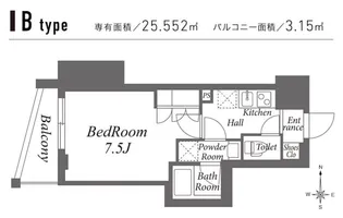 ZOOM池袋west【7階】の間取り
