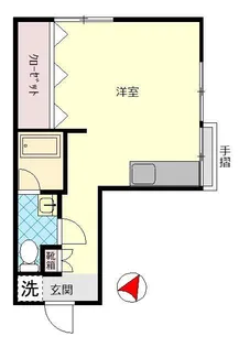 リバーハウス安田【1階】の間取り