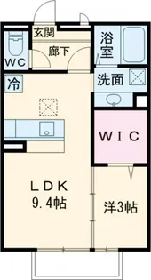 茨城県つくば市榎戸【アパート】の間取り