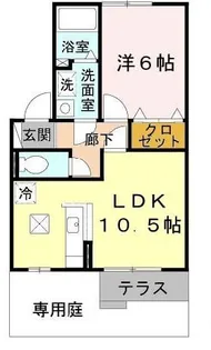 カトルセゾン C【1階】の間取り