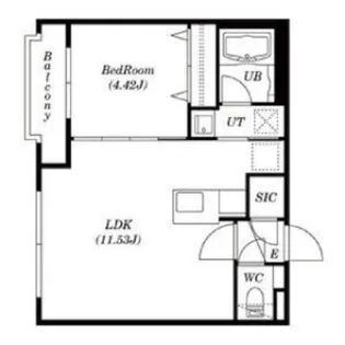 nordesta旭ヶ丘【3階】の間取り