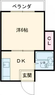 パークサイドビルマンション【3階】の間取り