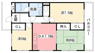 Vコート【3階】の間取り