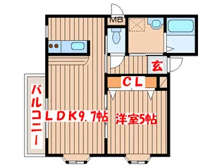ロイヤルパーク新坂通弐番館【1階】の間取り