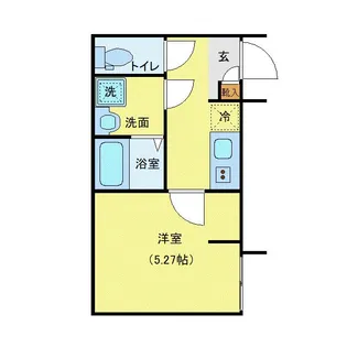東京都荒川区荒川3【マンション】の間取り