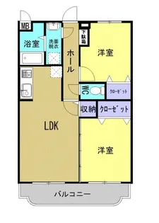 フローラ【1階】の間取り