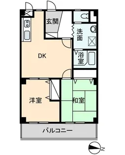 リュウセン五井【2階】の間取り