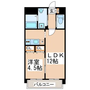 グラッポロ【2階】の間取り