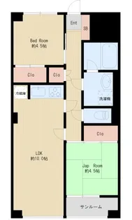 湯島ハイタウンB棟【5階】の間取り
