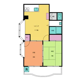 第8西山ビル【3階】の間取り