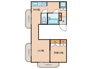 エクセレント名駅南【3階】の間取り