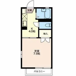 リブ・フレグランス【1階】の間取り