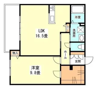 heritage八雲【2階】の間取り