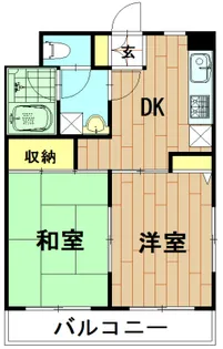 神奈川県川崎市中原区苅宿【マンション】の間取り