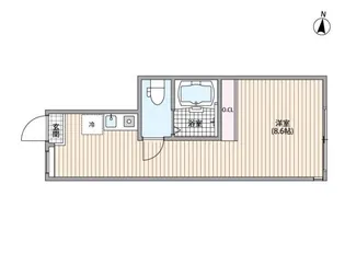 マーレ十条【1階】の間取り