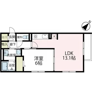 シャルム野川【3階】の間取り