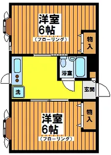 ラポルタイズミ【1階】の間取り