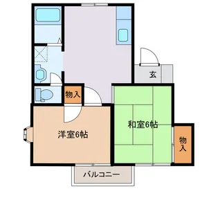 エリールサチ【3階】の間取り