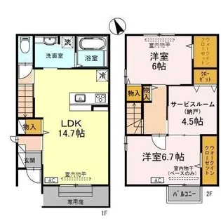 フェリーチェIIの間取り