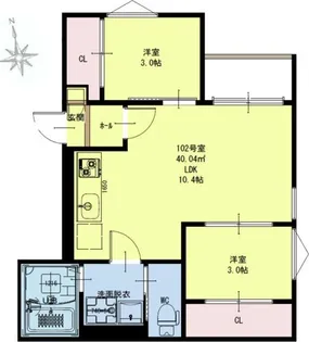 REGALEST Y,s【1階】の間取り