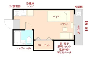 カーサフィオーレ学南町【2階】の間取り