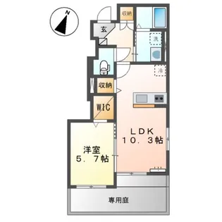 URBAN SQUARE【1階】の間取り