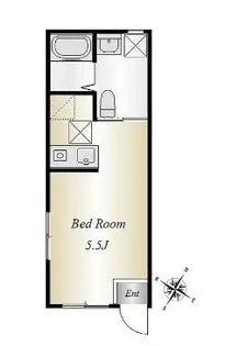 メルシャトー汐入【2階】の間取り