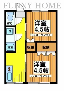 コーポ千代荘【2階】の間取り