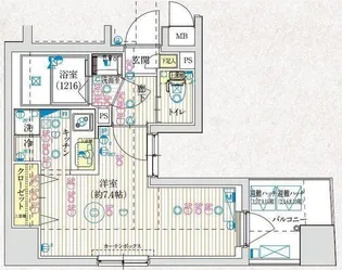 ル・リオン千石リンク【3階】の間取り