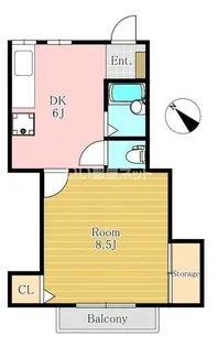 第2平井ハイツ【2階】の間取り