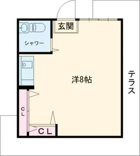 サウスレイク【3階】の間取り