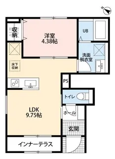 リーブルファイン鴻巣大間【1階】の間取り
