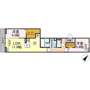 リエージュ【2階】の間取り