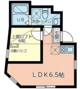 ユナイト日ノ出メイプルストリート【2階】の間取り
