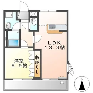 ロイヤル花月【2階】の間取り
