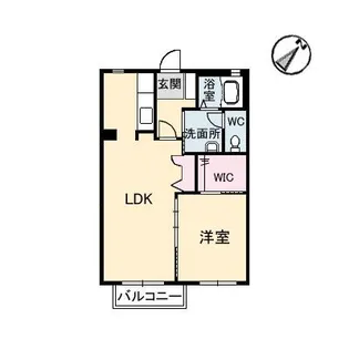 シャーメゾン・キュプラ【1階】の間取り