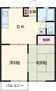 パークピュア小宮3【2階】の間取り