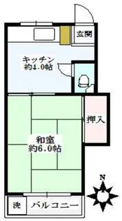 第二豊浴荘【2階】の間取り